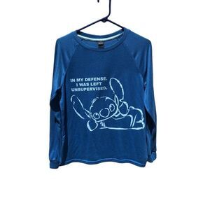 Disney Stitch Size Small S In My Defense I was Left Alone